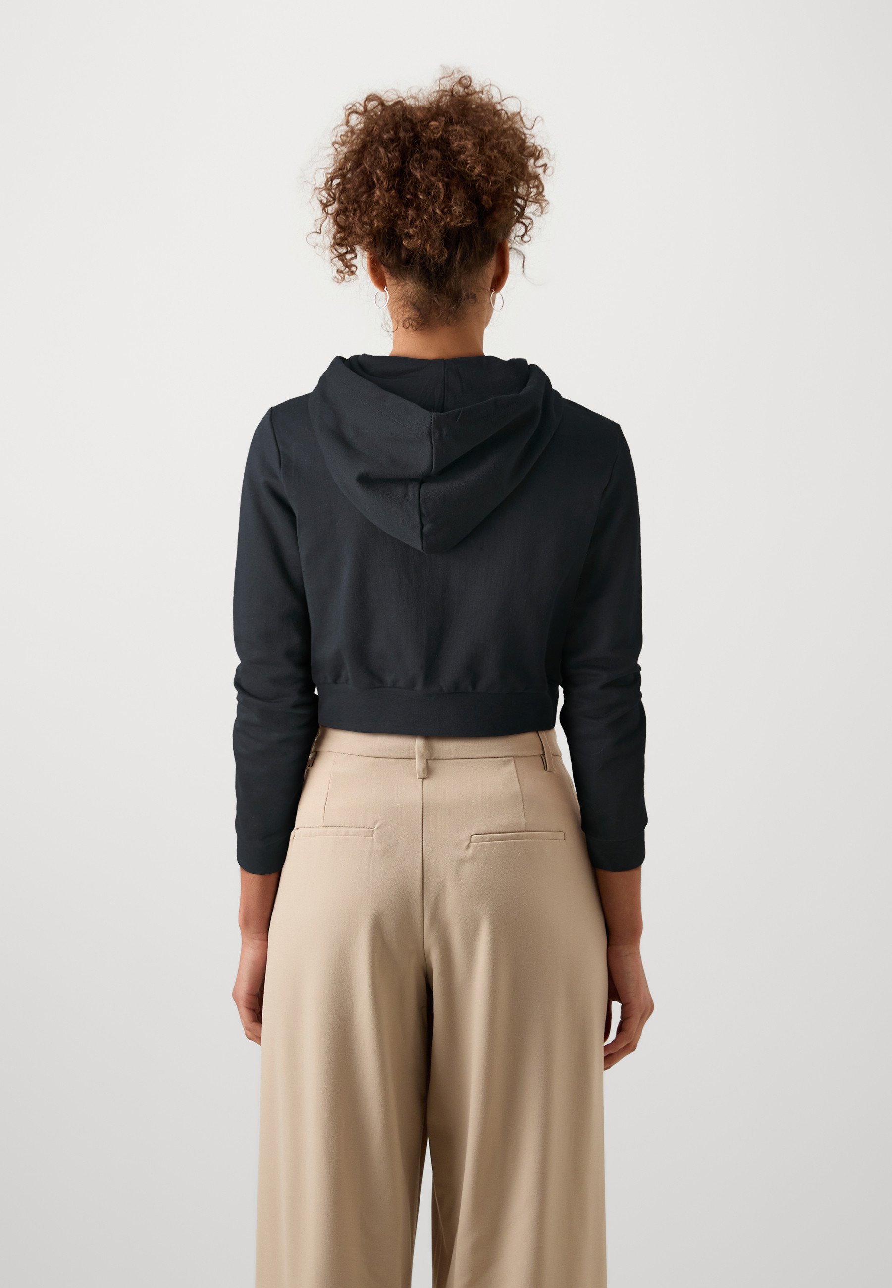 Even&Odd Petite Zip-up sweatshirt - zwart