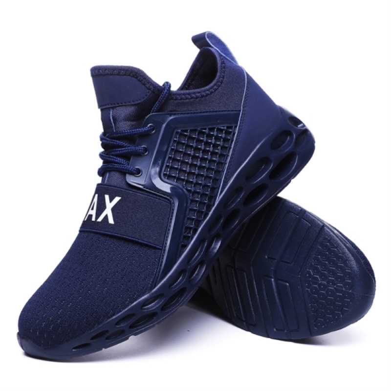 Baskets montantes en mesh pour homme, respirantes et confortables pour la course et les activités de plein air. Grandes pointures : 36 à 48.
