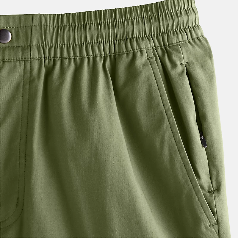 Ανδρικό παντελόνι twill σε ίσια γραμμή 28 ιντσών - DARK OLIVINE