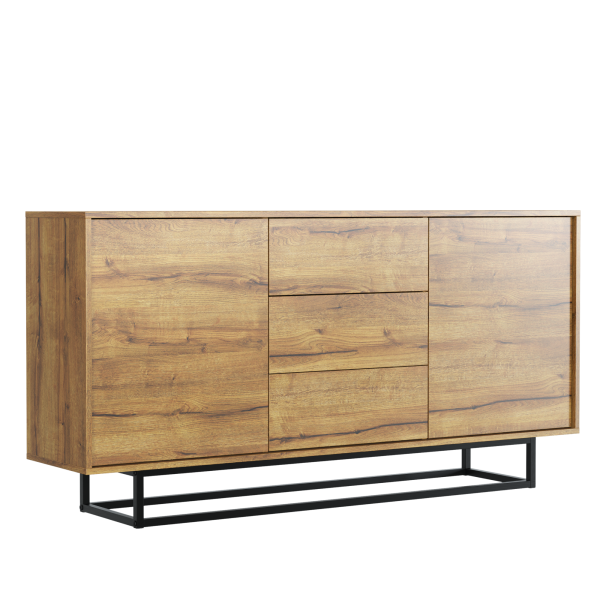 Komoda RTV 140cm Loft ONE FURNITURE - Laminat Dębowy