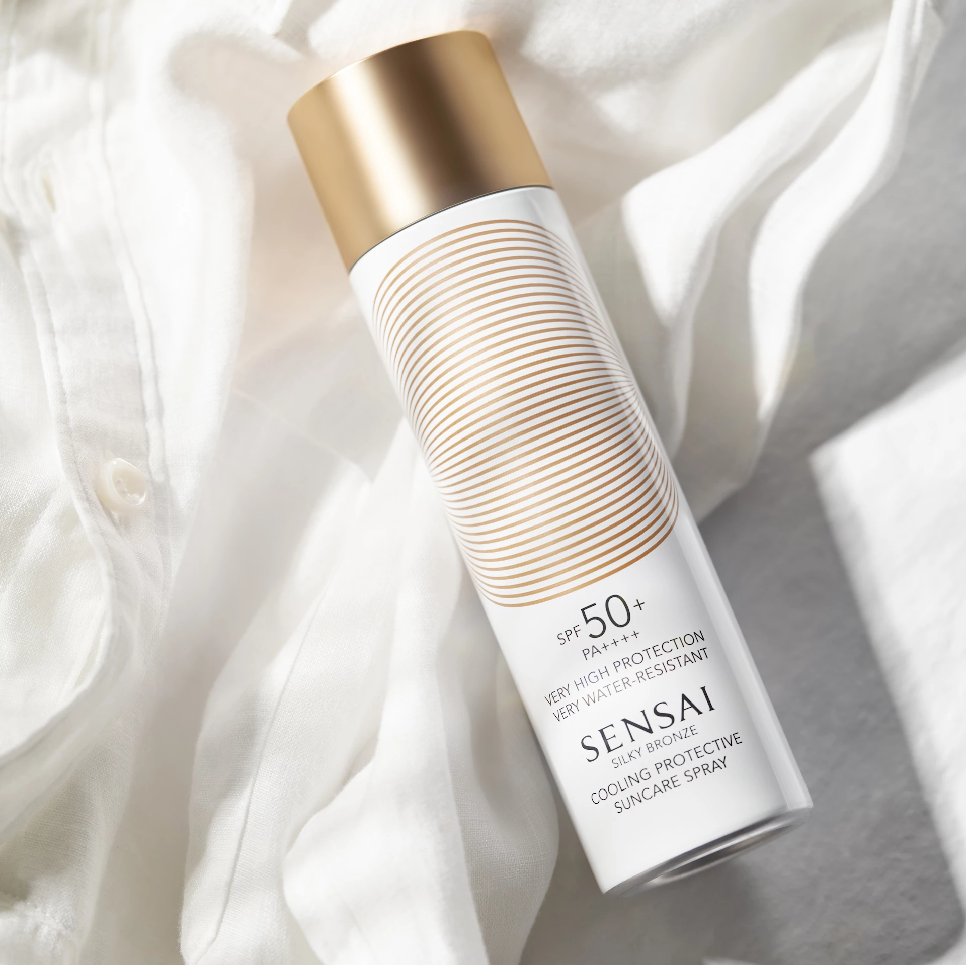 Svilenkasto bronzani hladni zaštitni sprej za sunčanje SPF50 150 ml - SENSAI