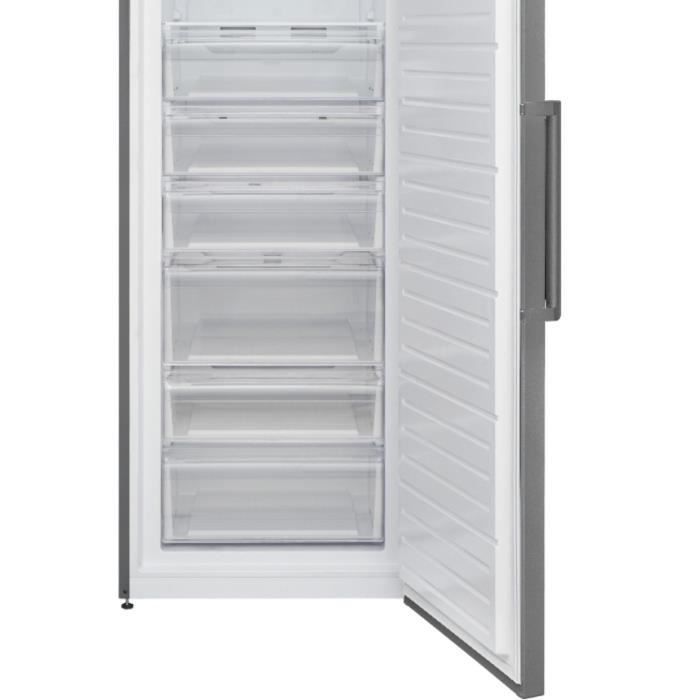 Congélateur armoire - CONTINENTAL EDISON - CECUF406NFIXD - 406 L-Total No Frost (Sans givre) Classe D - L70 x H191 cm - Silver