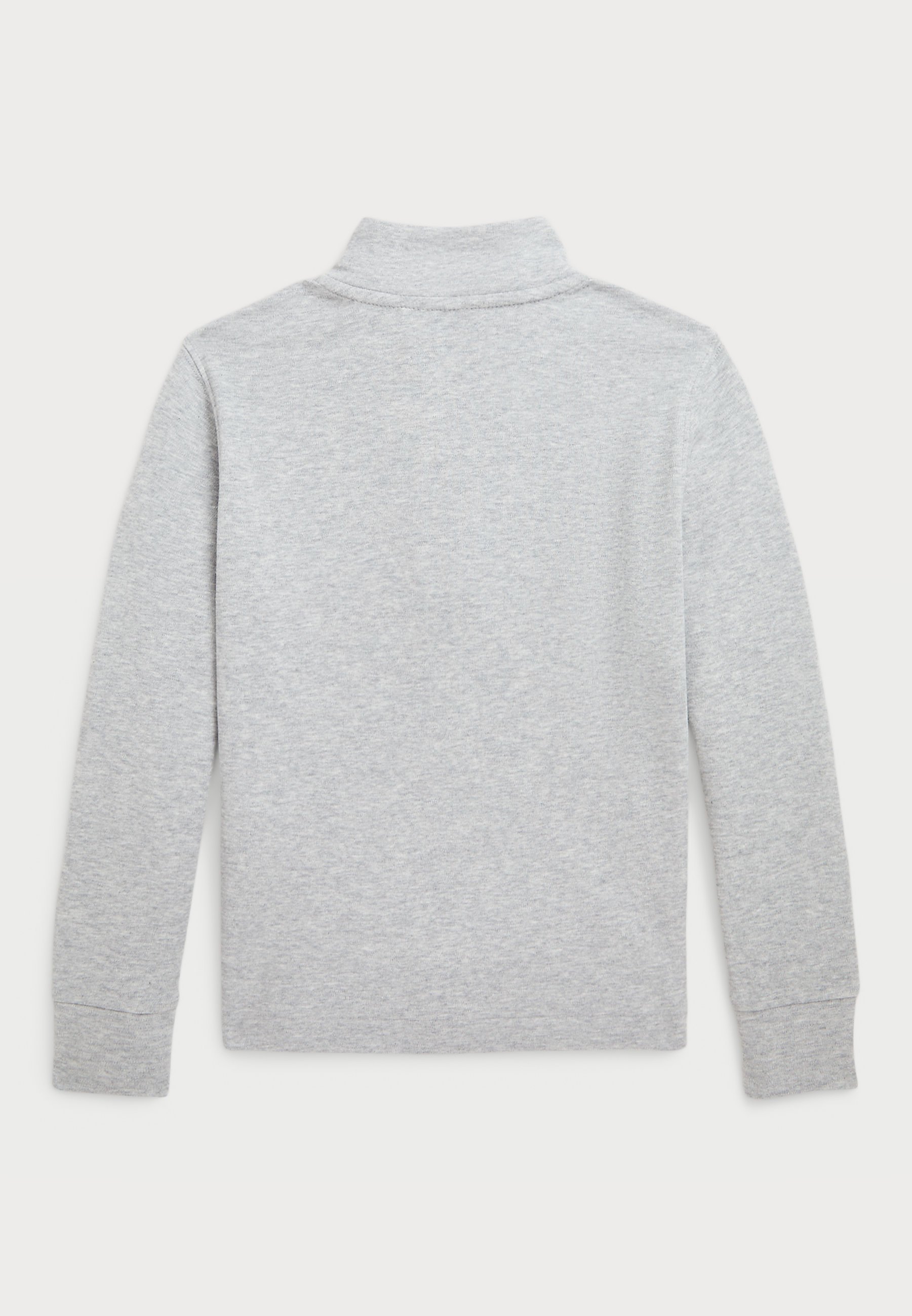 Polo Ralph Lauren COTTON INTERLOCK PULLOVER CON QUARTER-ZIP - Maglia a maniche lunghe - andover heather