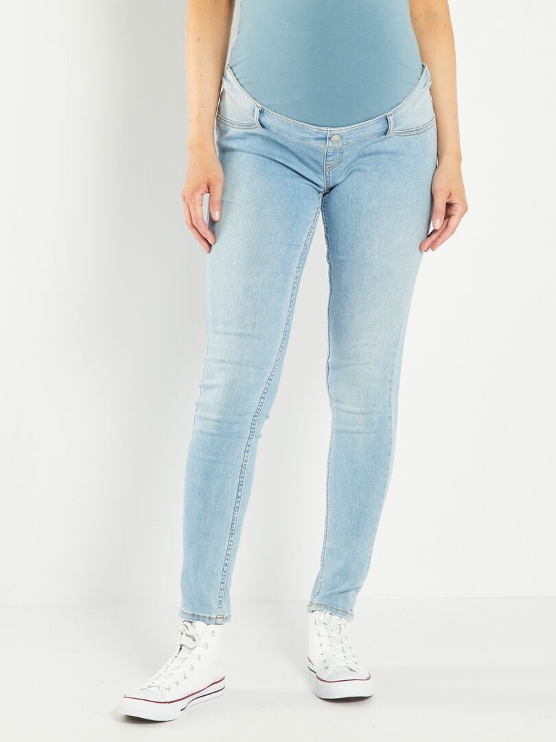 Calça jeans de maternidade - azul