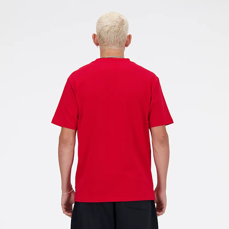 Camiseta esportiva masculina de algodão - TEAM RED