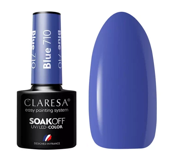 Claresa hybrydowy lakier do paznokci Blue 710 5 g
