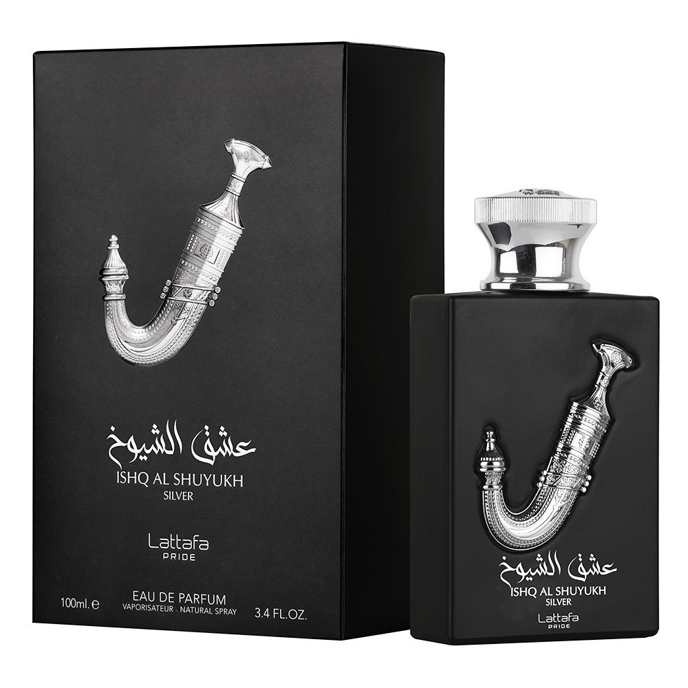 Lattafa Eau de Parfum Pride Ishq Al Shuyukh Silber – 100 ml
