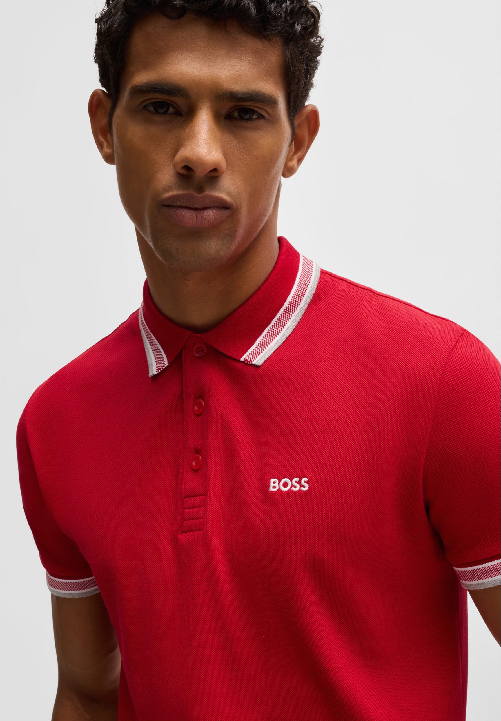 BOSS PADDY - Poloshirt - mittelrot
