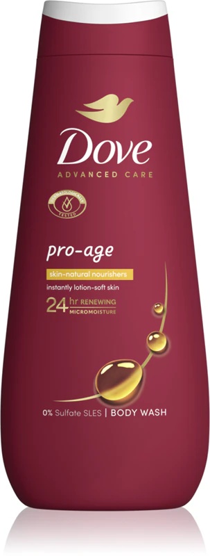 Dove Advanced Care Pro Age хидратантни гел за туширање