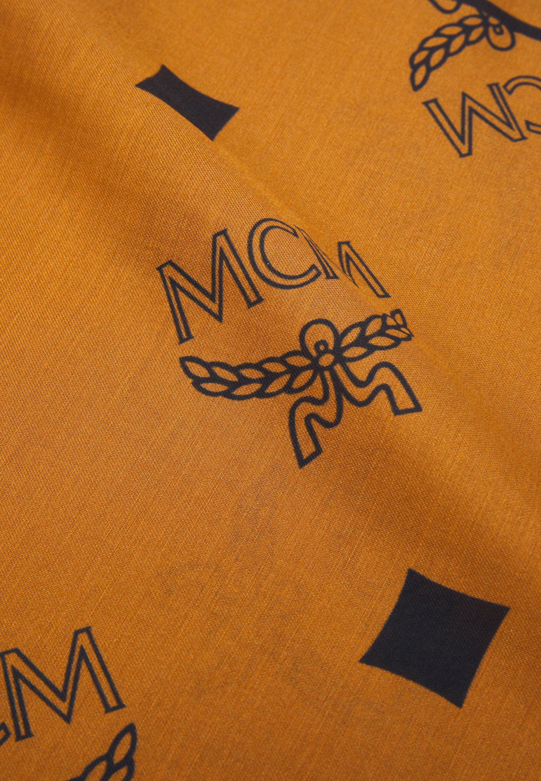 MCM-LOGO-GRUPPEN-DRUCK-SCHAL UNISEX - Foulard - Cognac