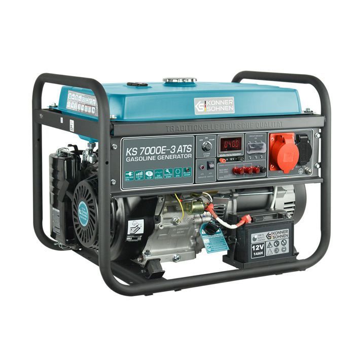 Generator - Konner & Sohnen - KS 7000E-3 ATS - 5500W - Petrol - Three-phase
