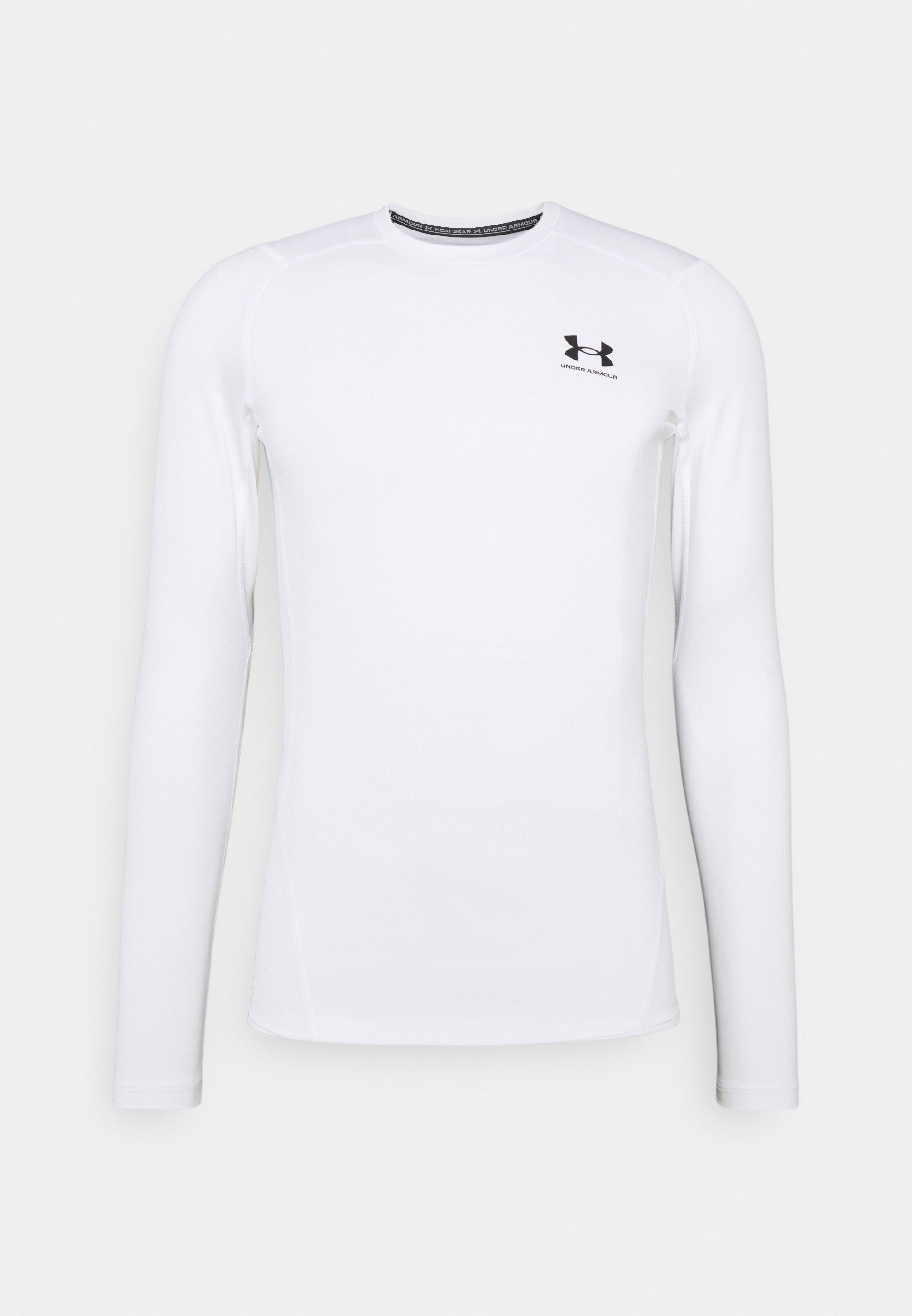 Under Armour HEATGEAR - Top met lange mouwen - wit/zwart
