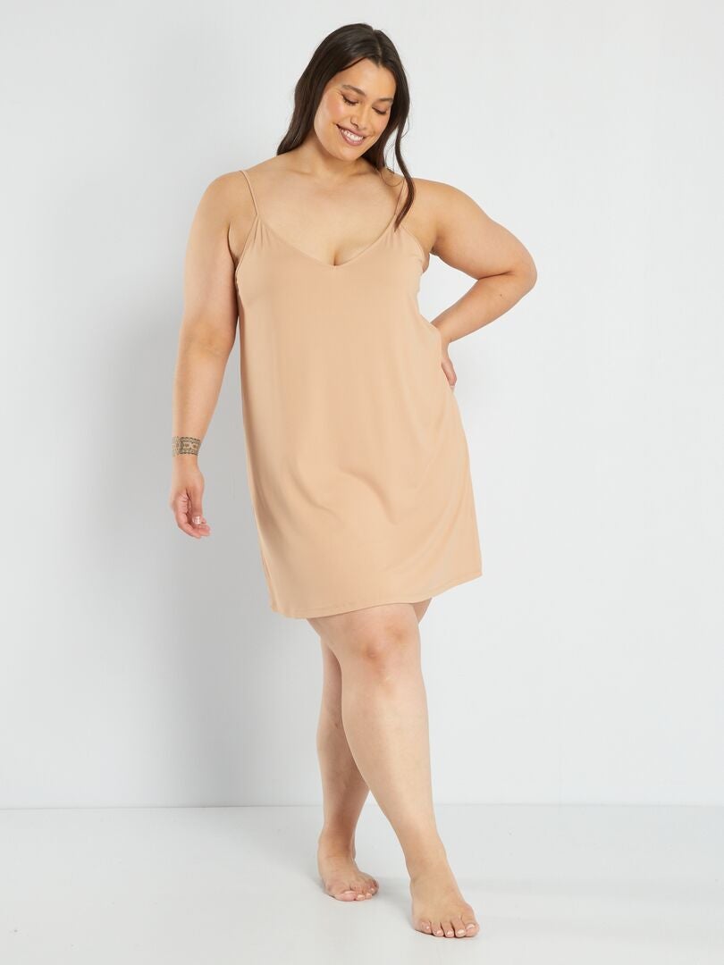 Onderjurk om onder kleding te dragen - BEIGE