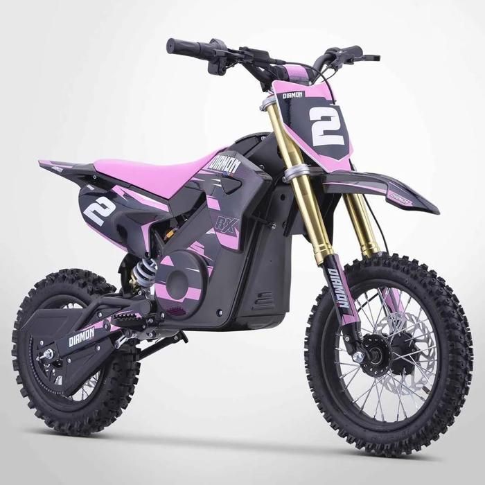 Kinder-Elektromotorrad 1300W / ORION 1300W Motocross-Bike / 12/10 / Edition 2021 / Pink