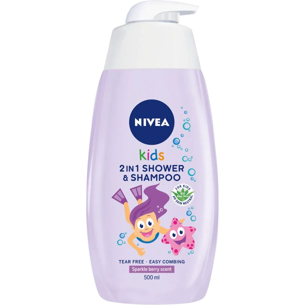 Nivea Kids Żel do mycia ciała 2w1 o Zapachu Owocowych Żelków