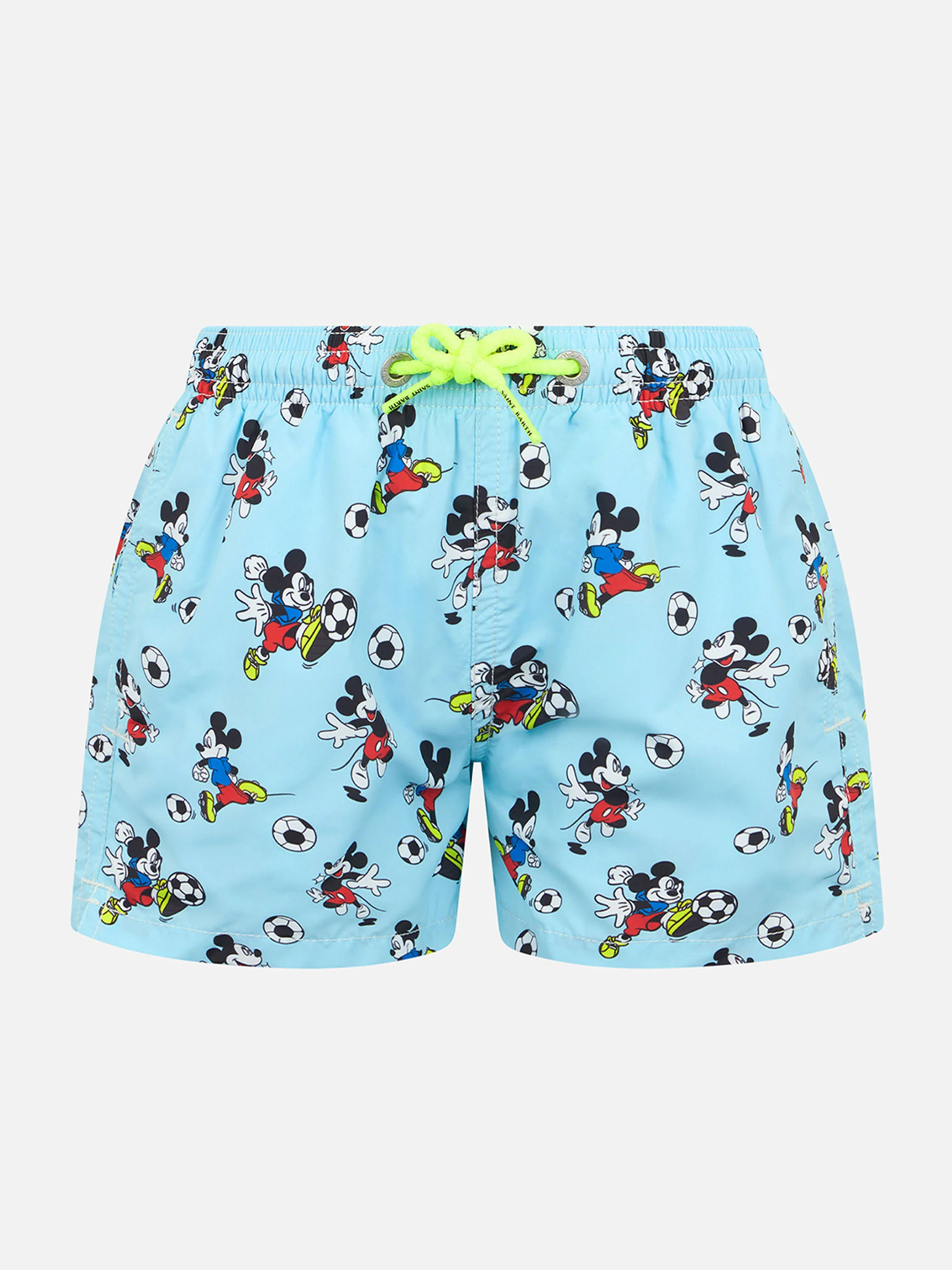 Costume da bagno da bambino in tessuto leggero Jean Lighting con stamp