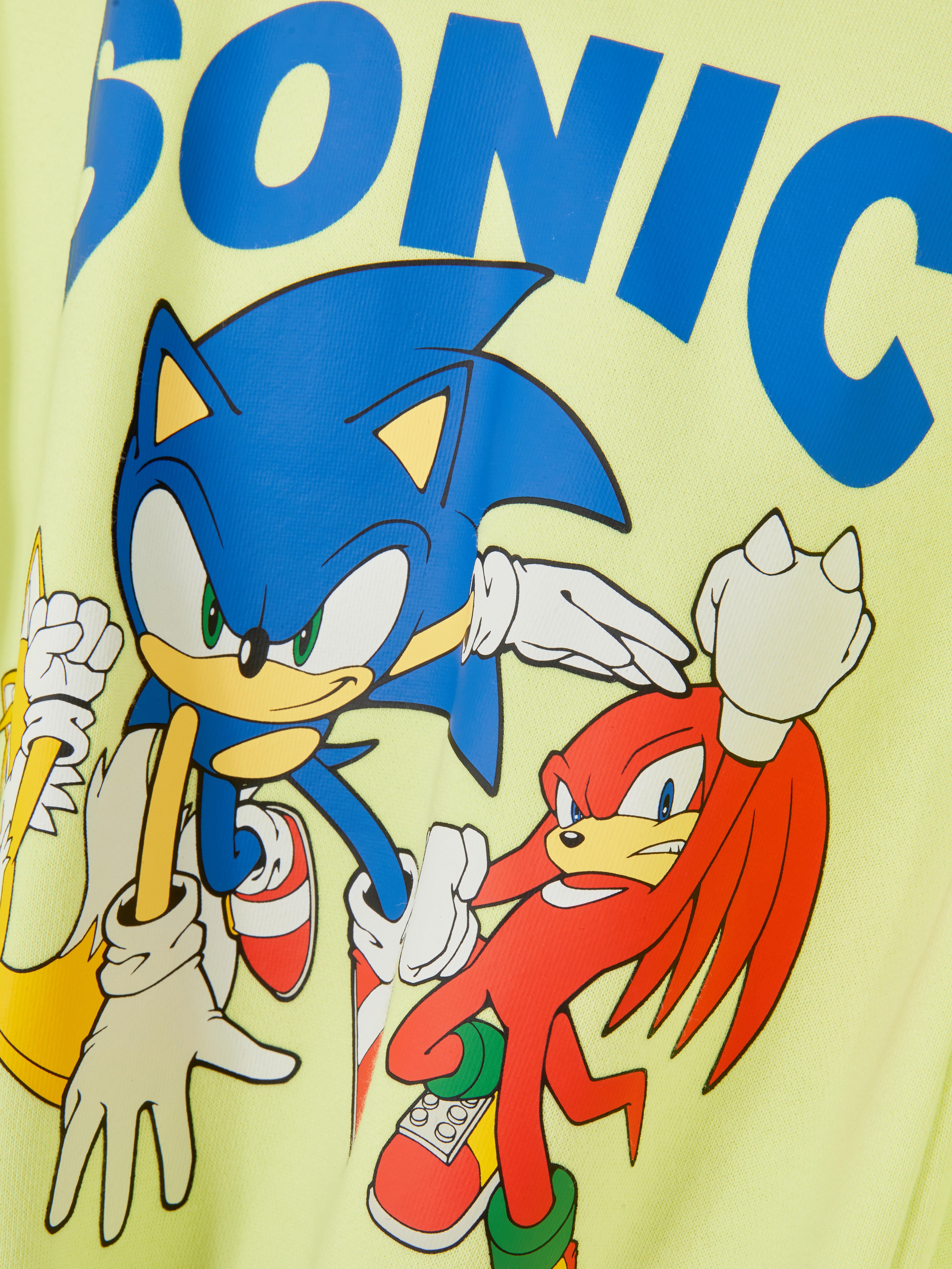 Sonic the Hedgehog és barátai kapucnis pulóver Sonic the Hedgehog kapucnis pulóver Knuckles and Tails felirattal
