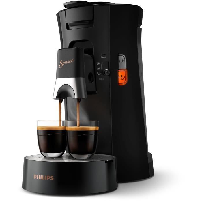 MACHINE À CAFÉ - PHILIPS - SENSEO SELECT CSA240-60 - 15 bar - Dosettes - Intensity Plus