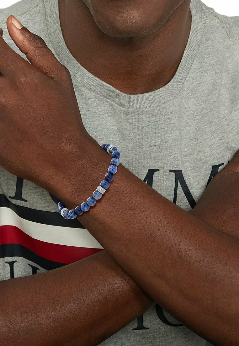 Tommy Hilfiger FARBSTEIN - Armband - blau