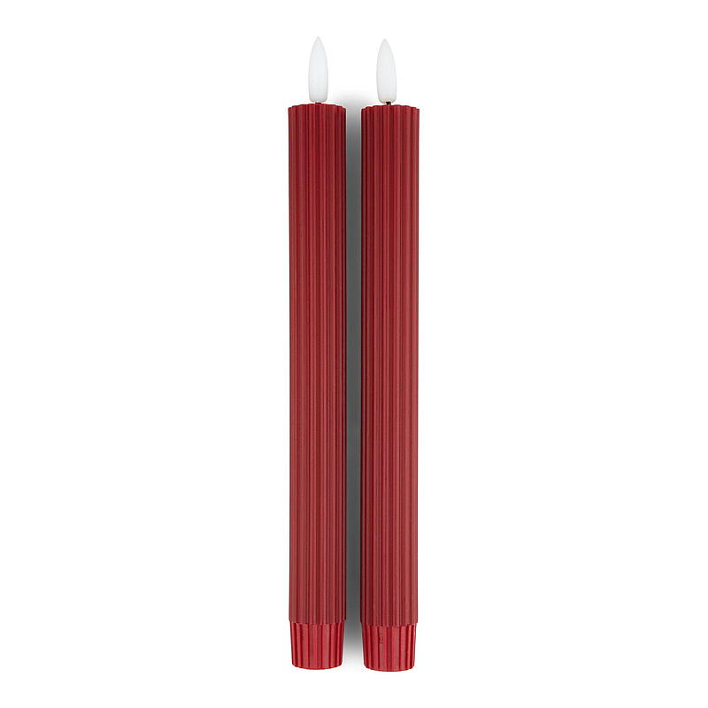 Vie Selected Crown-lampor 2-pack 24 cm LED-rill röd