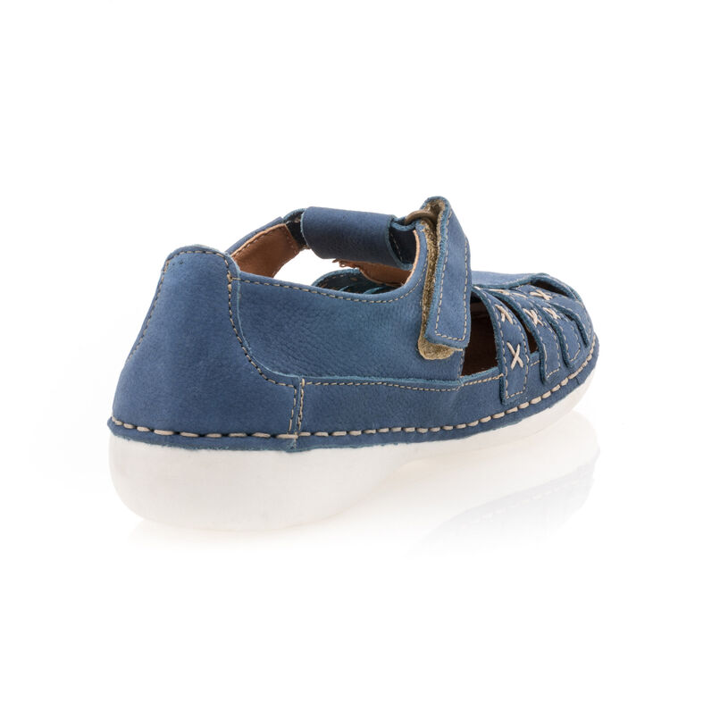 Blaue Damen-Komfortschuhe