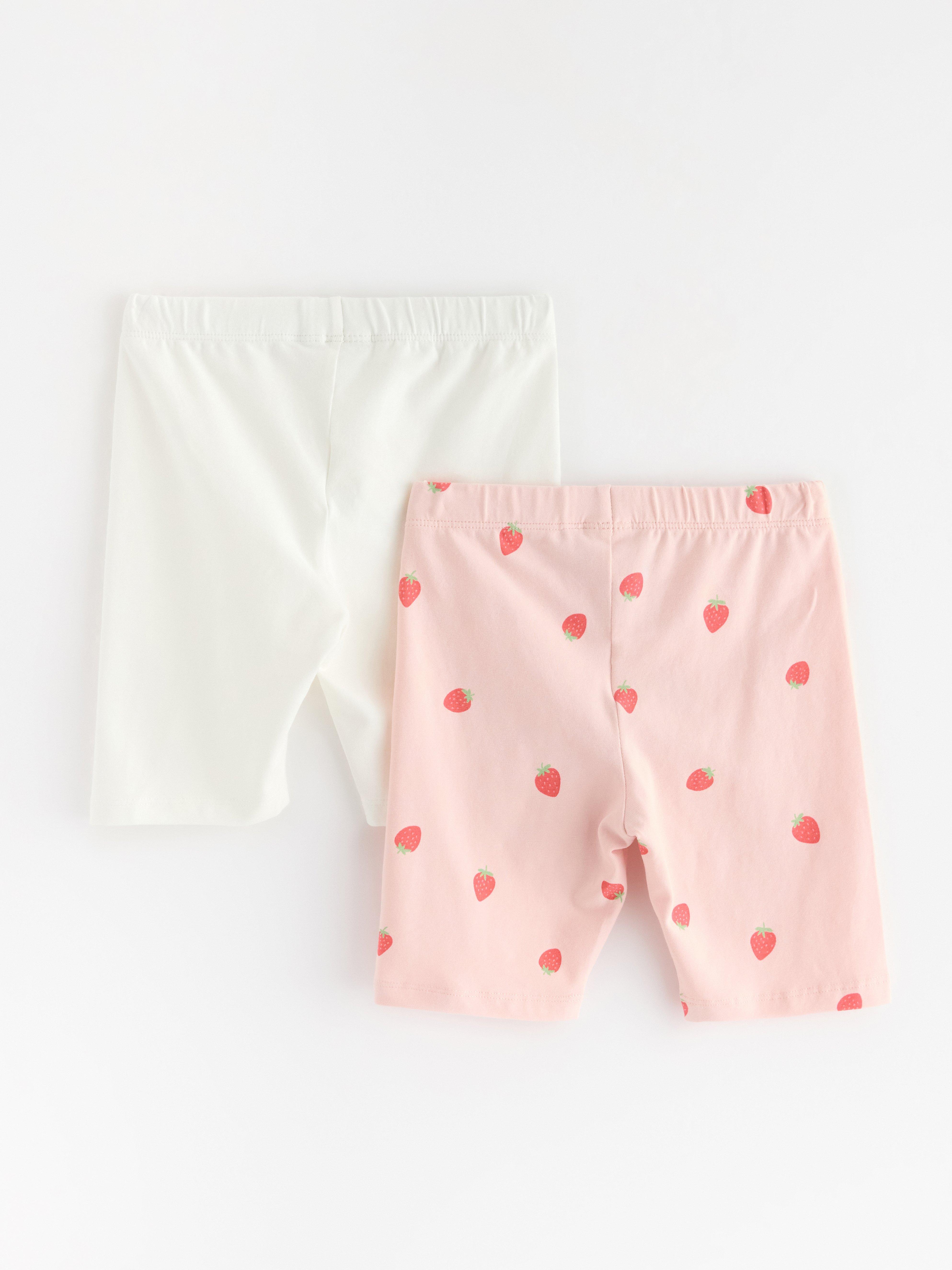 Short de cyclisme (lot de 2) rose clair poudré