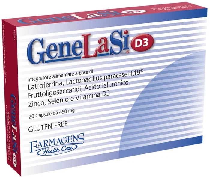 Genelasi D3 20 capsules voor een goede darmgezondheid