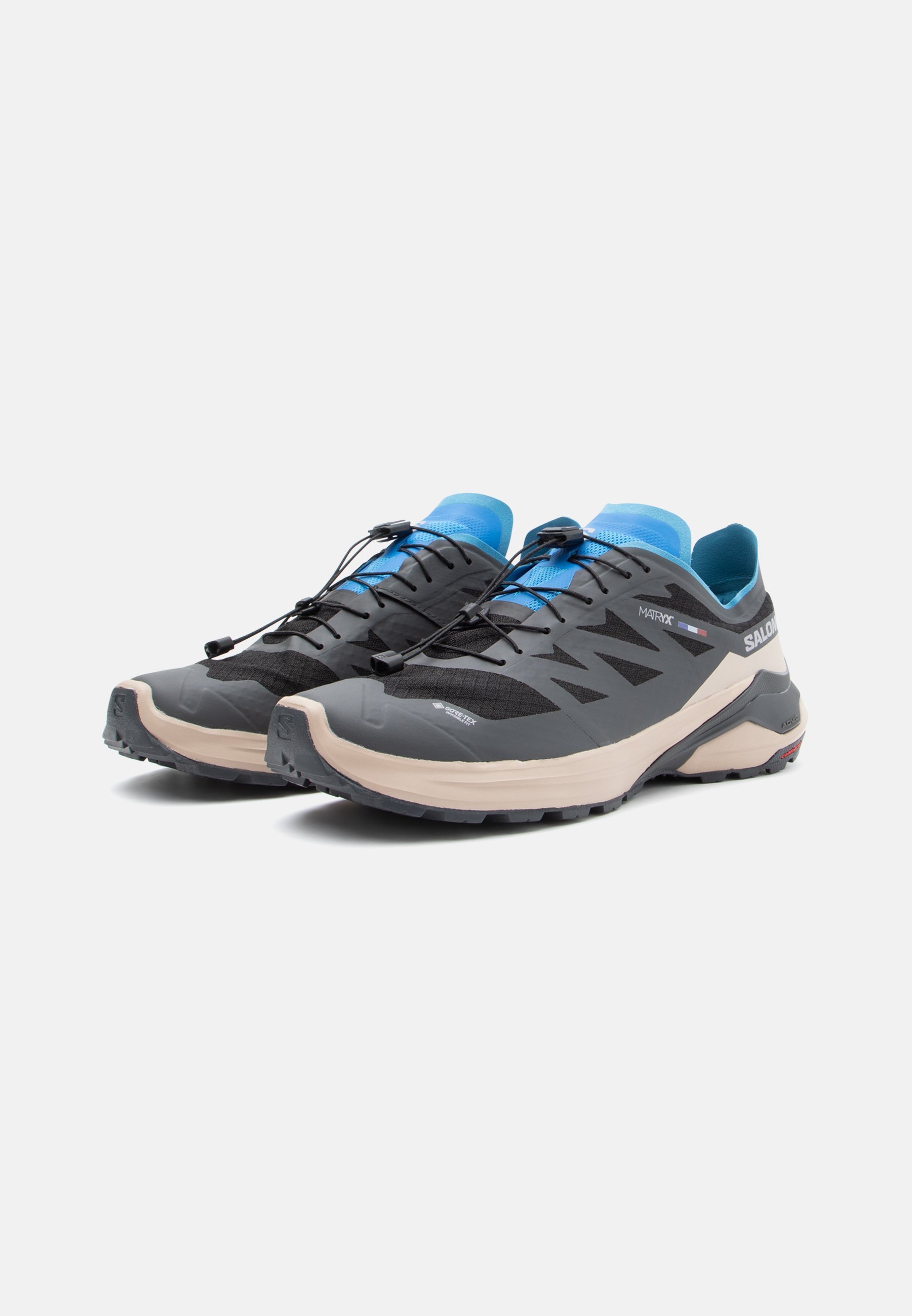 Salomon XA META GORE TEX - Scarpe da trekking - nero/marrone chiaro/blu francese