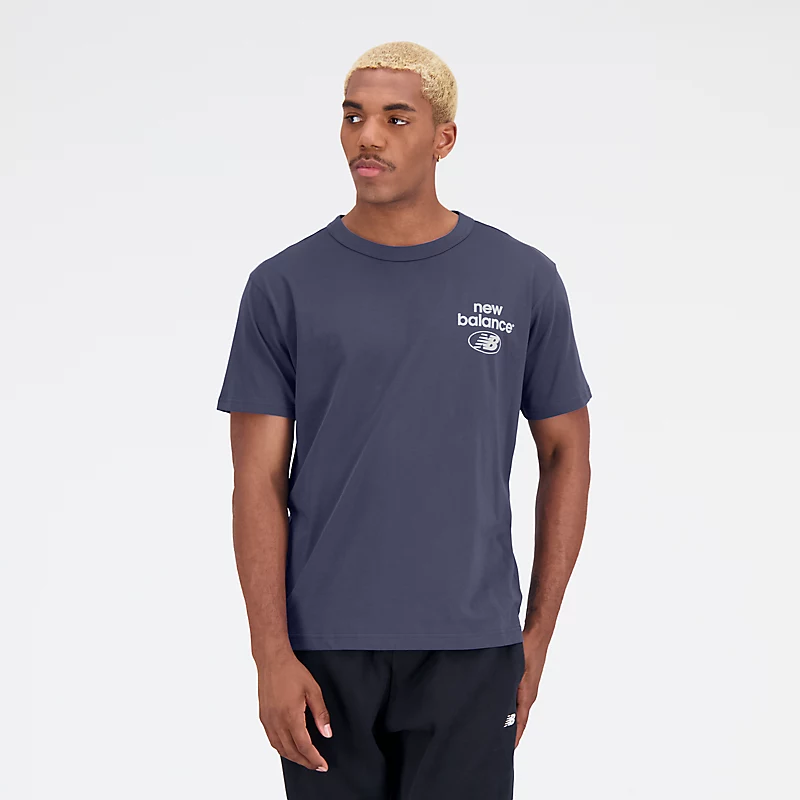Męska koszulka med krótkim rękawem Essentials Reimagined Cotton Jersey - ECLIPSE