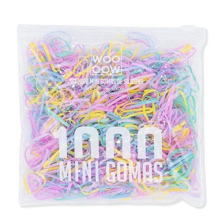 1000 mini silikoninių trintukų rinkinys Priedai