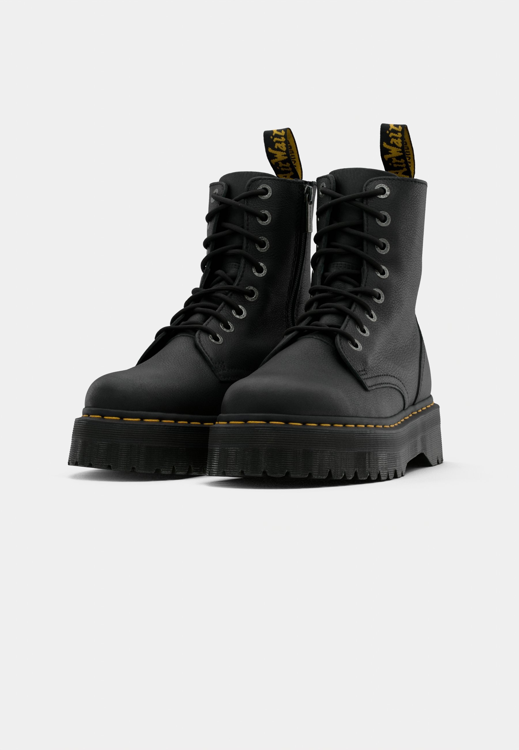 Dr. Martens JADON III UNISEX - Botki na platformie - czarna pisa
