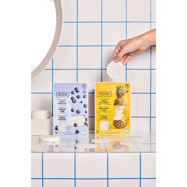 Iroha Nature Impregnált Disc AHA PHA Hámlasztó Toner Világosító Disc Vegán 1 db 1 db