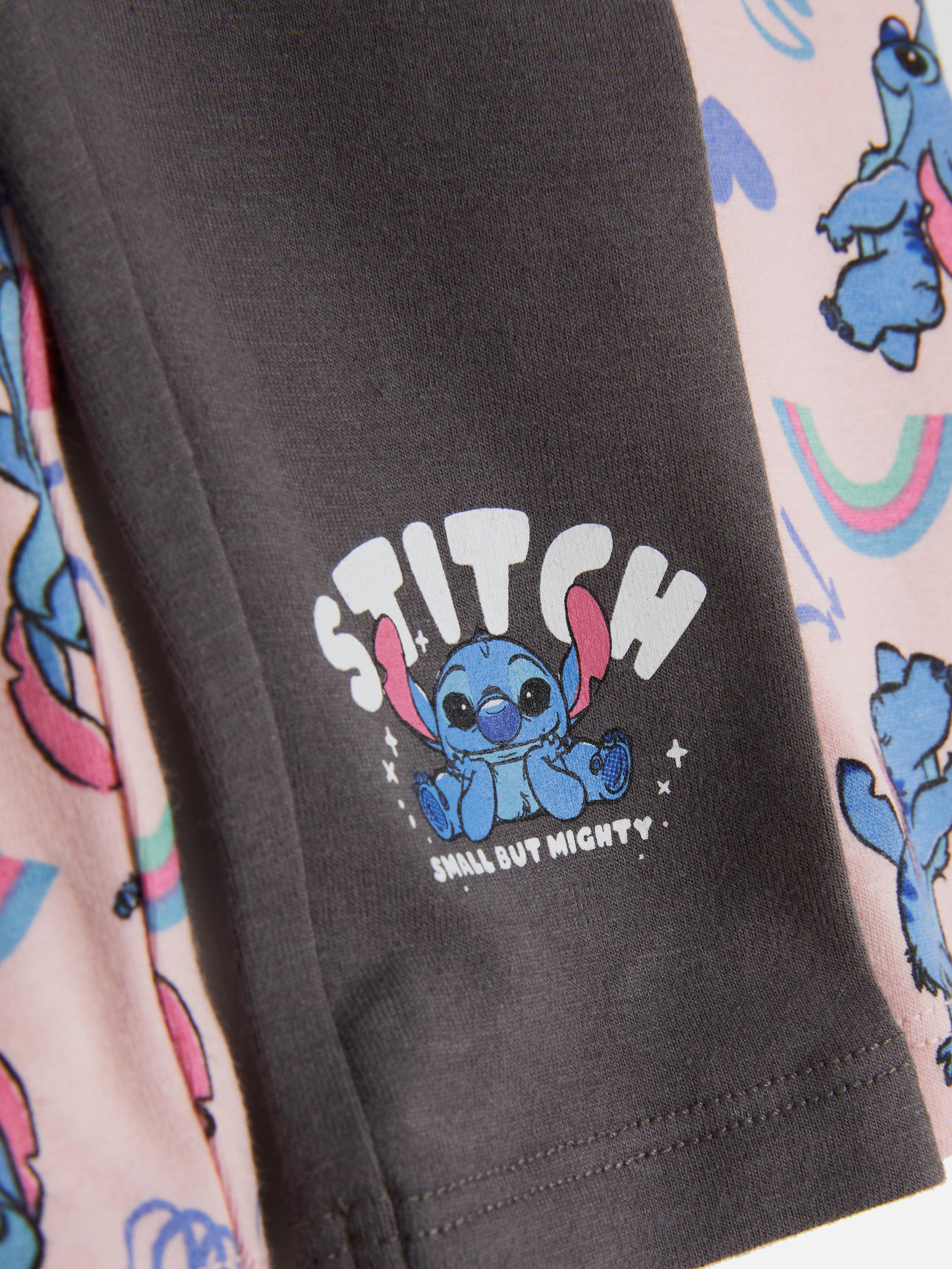 Colanți cu imprimeu Stitch de la Disney, set de 2 Două colanți elastici cu modele Stitch de la Disney