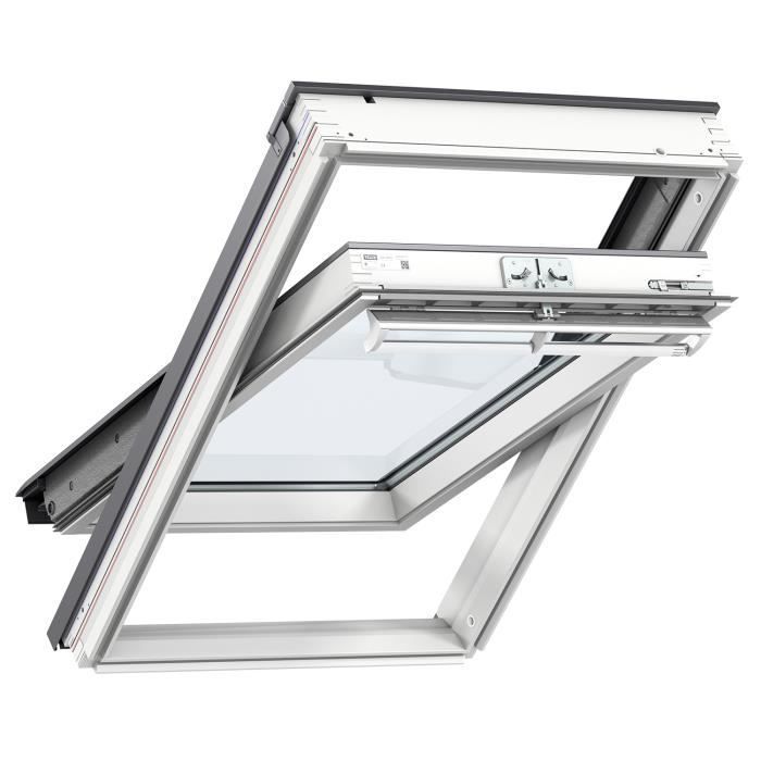 Finestra per tetto VELUX GGL SK06 2076 (114 x 118 cm) in legno, con vetro 76F - senza guarnizione