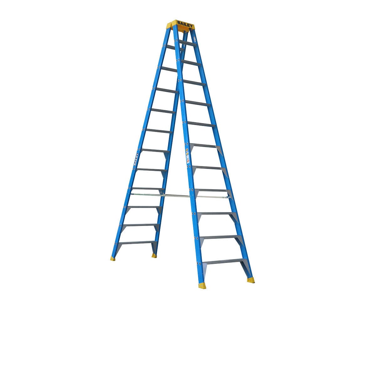 Escada dupla de fibra de vidro BAILEY Pro 12 FS13984