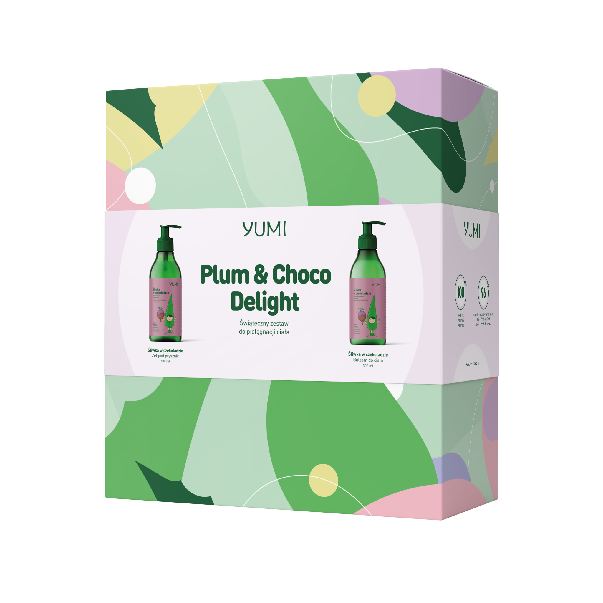 Delizioso gusto di prugna Yumi e cioccolato