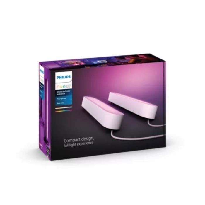 Philips Hue Play Pack x2 – Weiß – Bluetooth-kompatible LED-Beleuchtung