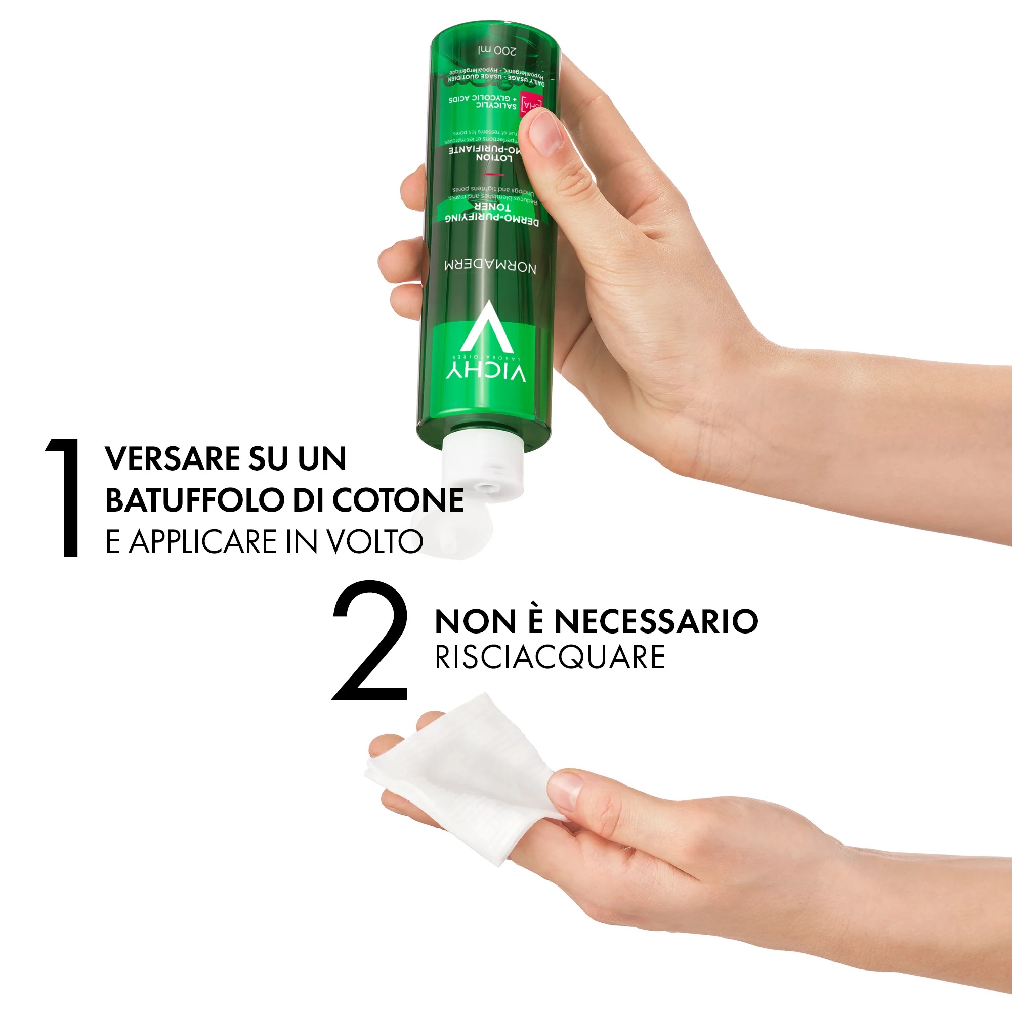 VICHY Vichy Normaderm tonic 200 ml, samentrekkend en reinigend.
