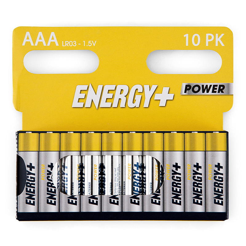Energibatteri AAA 10-pakning, Power Energy