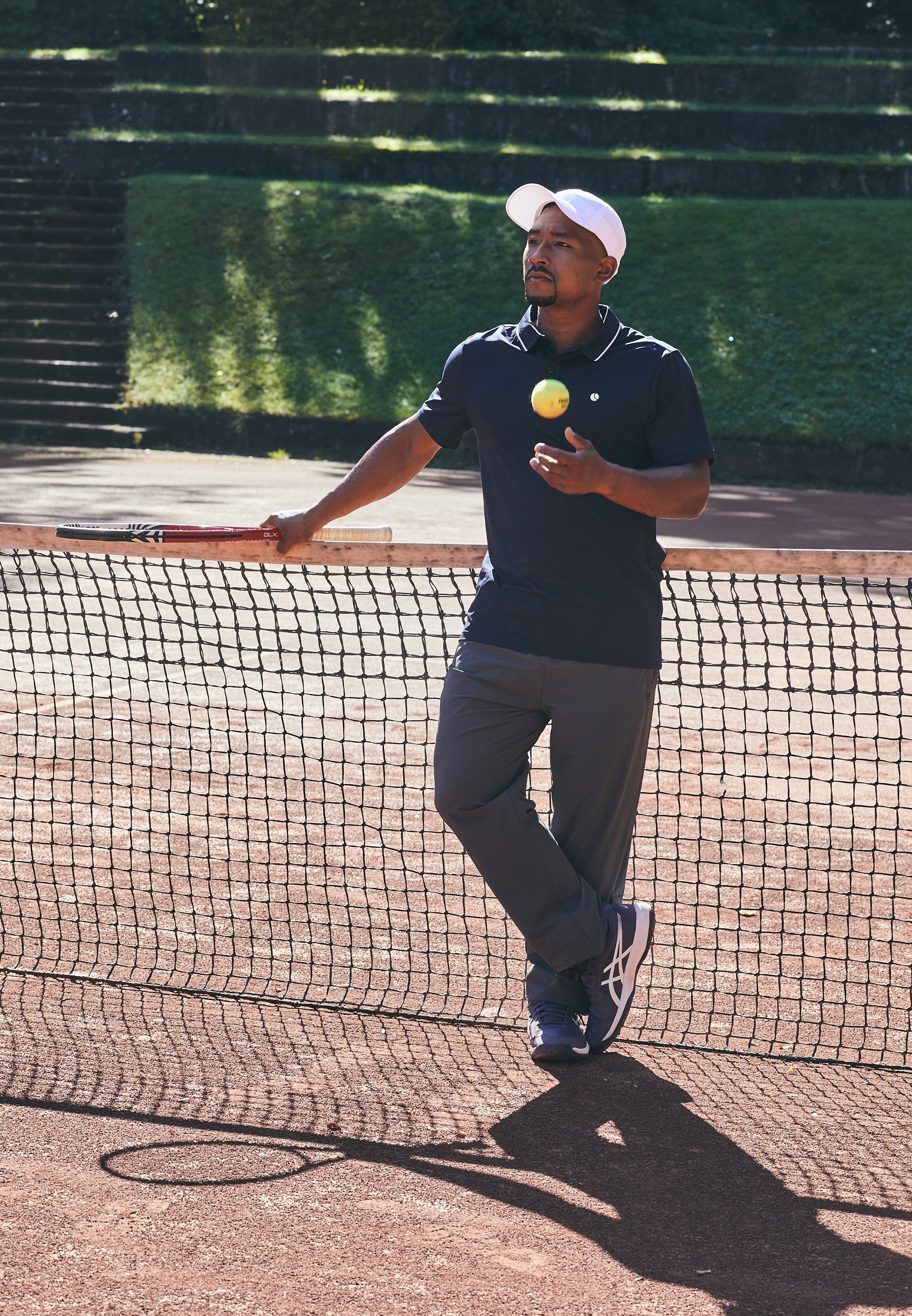 Björn Borg ACE TRACK PANTS - Trainingsbroek - asfalt