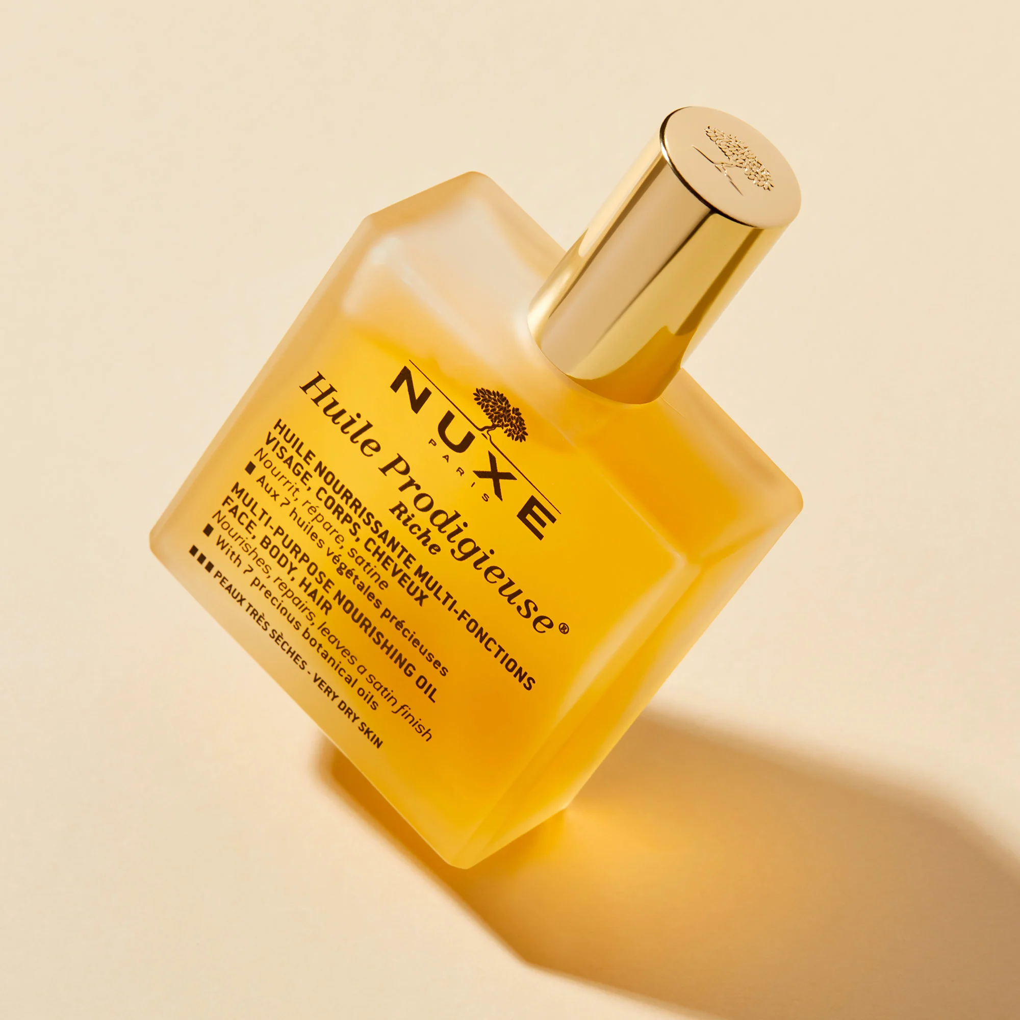 Huile Prodigieuse Olio Secco RICHE - Olio viso nutriente, Olio Corpo, Olio Capelli, Olio elasticizzante antismagliature