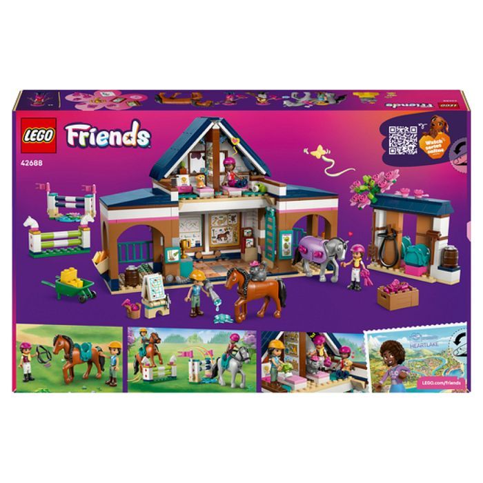 LEGO Friends 42688 Stallen en Rijschool - Bouwspeelgoed voor kinderen vanaf 7 jaar