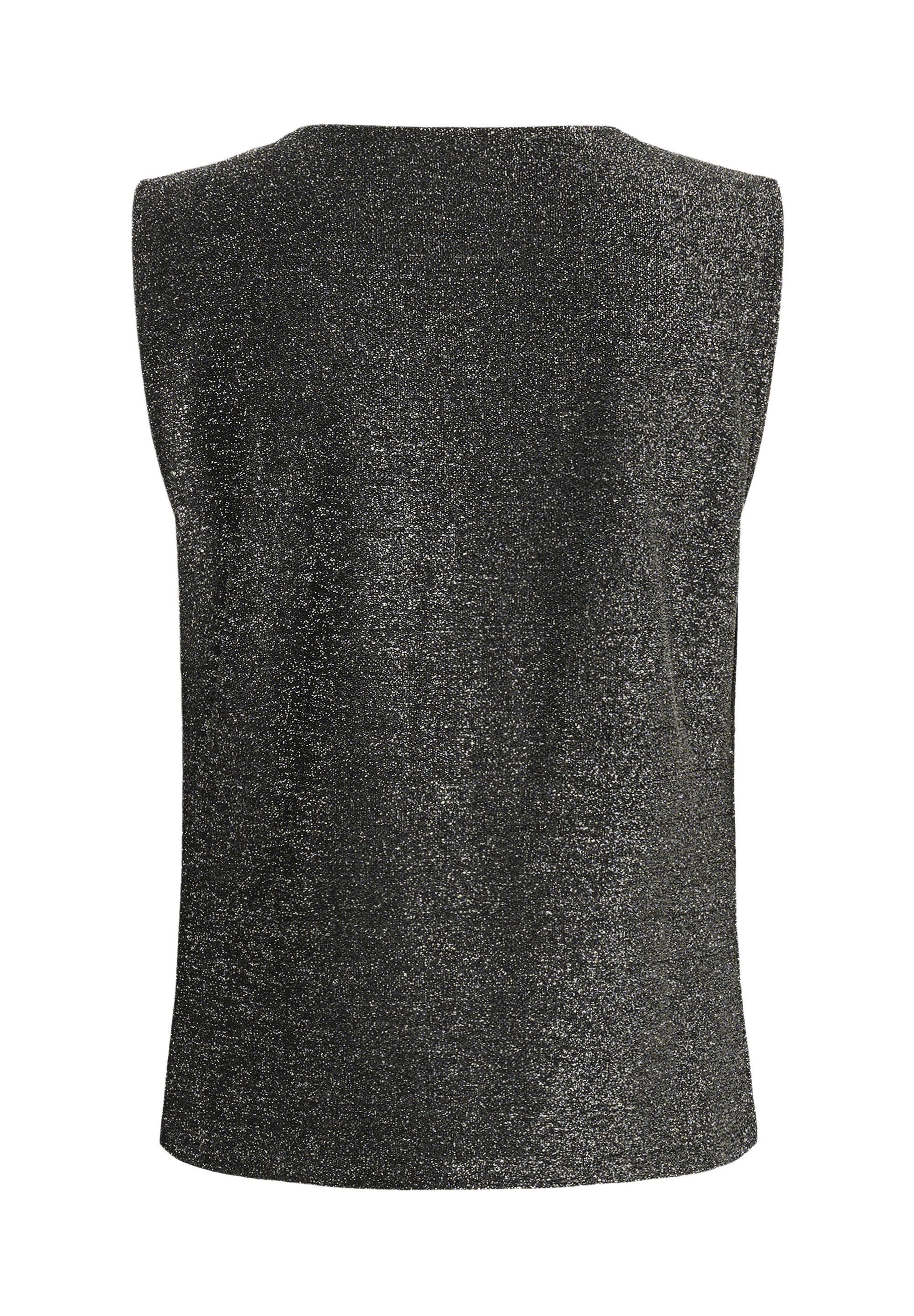 Kaffe RIKKA - Top - zilver metallic glitter