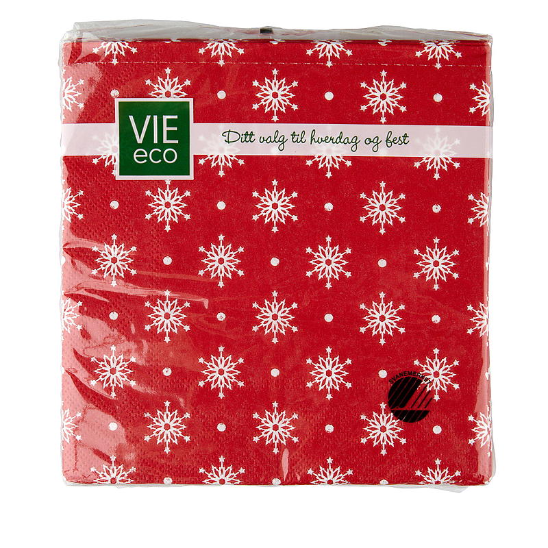 Vie Eco Servetter 20-pack 33x33 cm Julmotiv