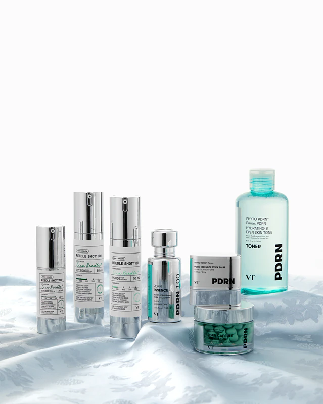 VT Cosmetics Reedle Shot 100, um booster facial regenerador com efeito hidratante.