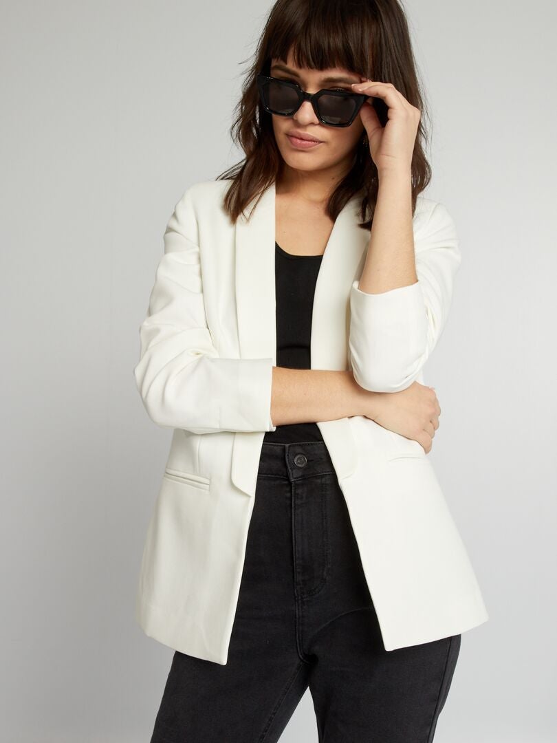 Blazer midi - Branco