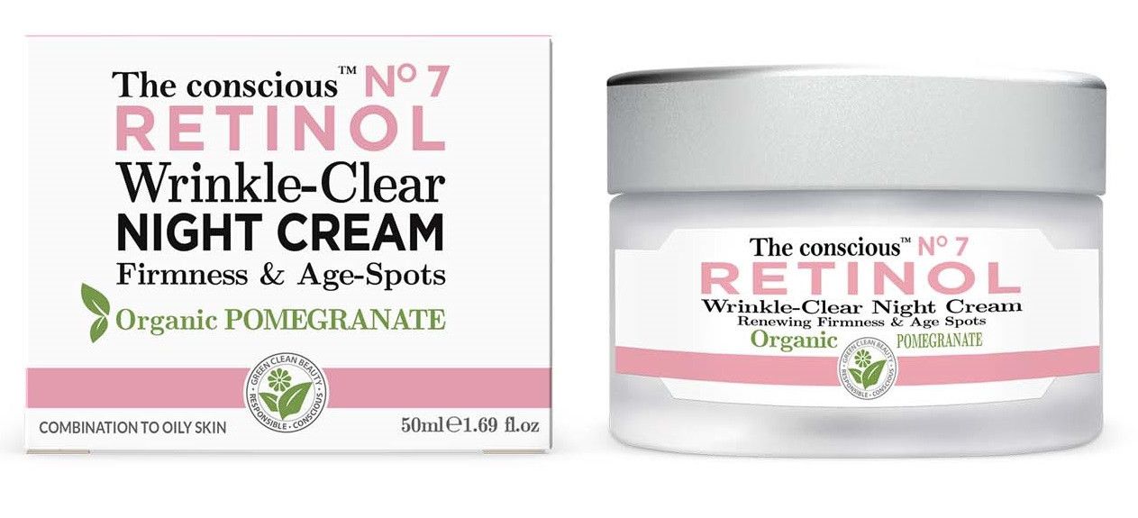 Pretgrumbu nakts krēms ar retinolu Pretgrumbu un novecošanās aizkavēšanas krēmi