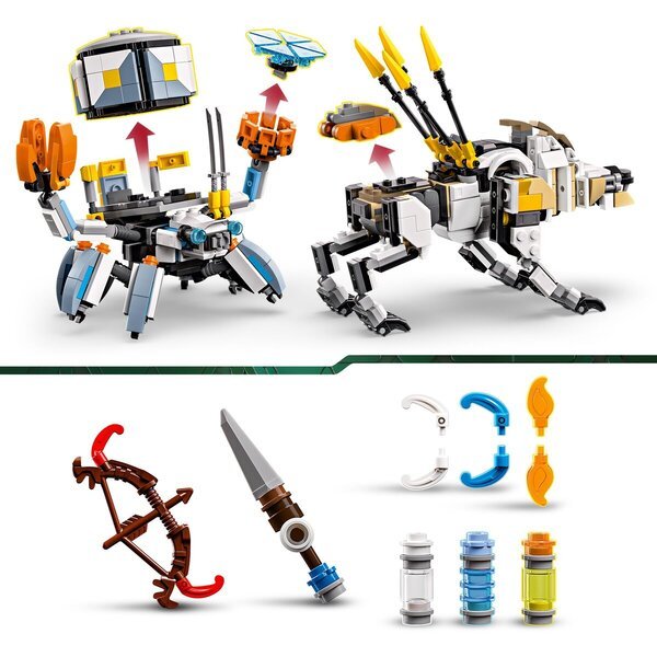 LEGO Horizon Adventures 77037 Aloy i Varl protiv Shell-Walkera i Sawtootha