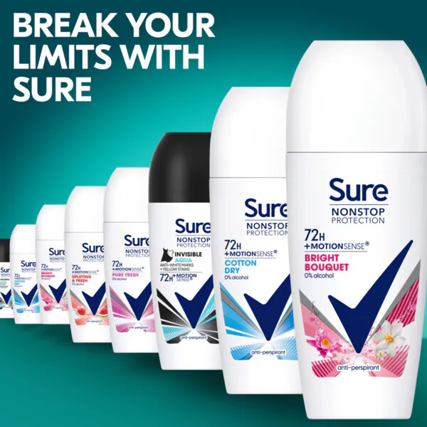 Sure antiperspirant deodorant roll-on Nonstop Pure Fresh 50ml