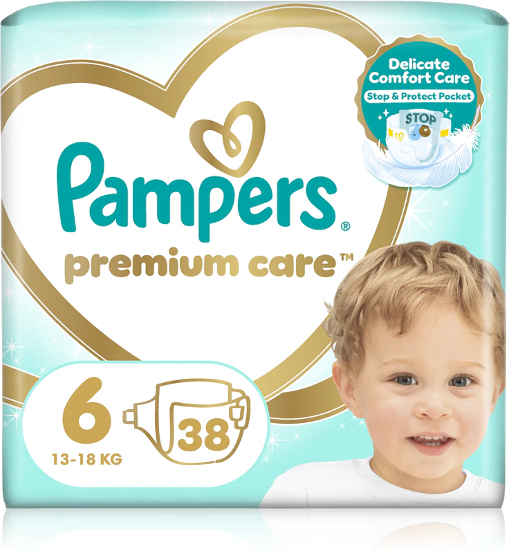 Fraldas descartáveis Pampers Premium Care tamanho 6